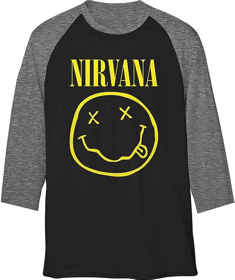 Nirvana Men S Nirvrl04mb01 T Shirt Black Small 36 38