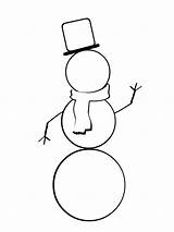 Snowman Coloring Pages Printable Blank Christmas Kids Winter Print Color Snow Colouring Activity Snowmen Sheet Sheets Build Own Book Family sketch template