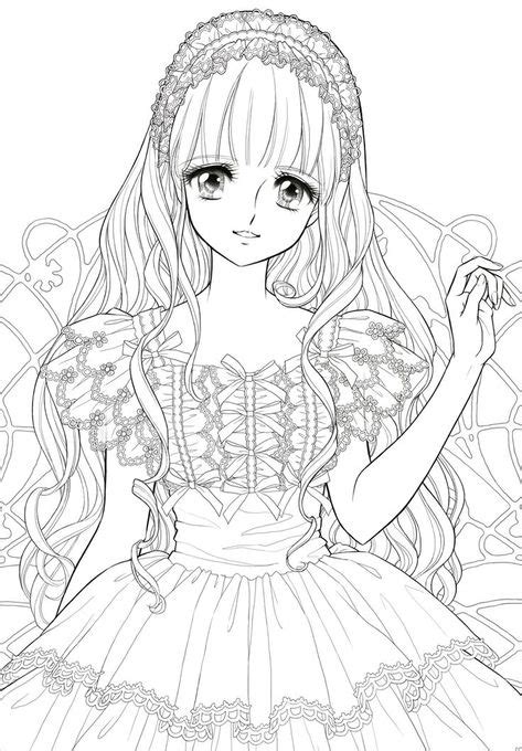 manga coloring pages cute manga coloring book coloring pages