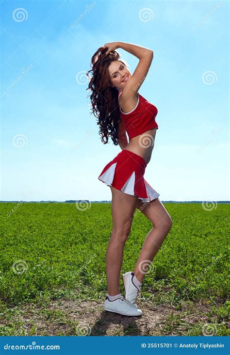 Cheerleader Stock Image Image Of European Caucasian 25515701