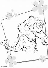 Coloring Inc Monsters Sulley Boo Pages Monster Tail Color Book Pulls Online Printable Para Colorear Hellokids His Print Disney Et sketch template