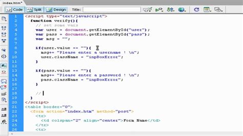 javascript program  form validation javascript nerd answer