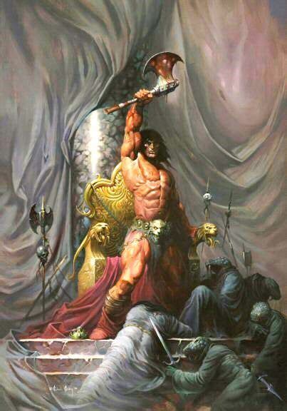 King Kull Of Atlantis Ken Kelly Conan The Barbarian
