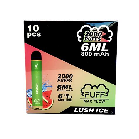 Puff Max Flow Lush Ice Disposable Vape Puffholic Vape
