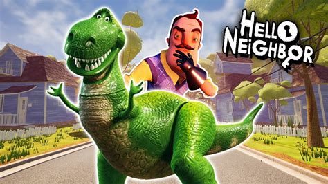 rex toy story  neighbor mod youtube