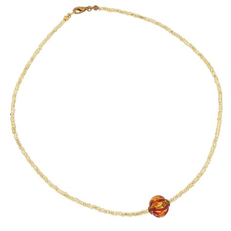 Murano Necklaces Royal Red Ball Necklace