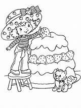 Coloring Strawberry Shortcake Pages Gif Kids Sheets sketch template