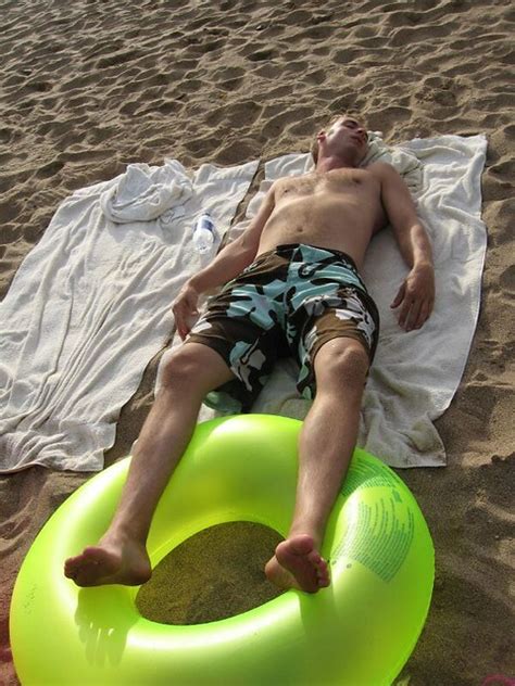 T Fell Asleep On The Beach Snoring T Fell Asleep… Flickr