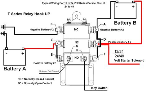 volt dc  amp series parallel solenoid relay