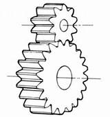 Gear Spur Types Gears Sketch Terminology Reducers Motor Mechanisms Internal Fig Paintingvalley Speed Straight sketch template