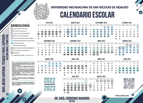 Calendario Escolar – Nivel Medio Superior 2022 – 2023