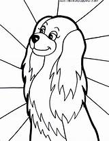 Dog Coloring Pages Dogs Cute Print Cartoon Color Printable Puppy Clipart Fluffy Colour Getcolorings Library Comments Thecoloringbarn sketch template