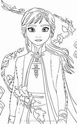 Anna Coloring Frozen Pages Cristinapicteaza sketch template