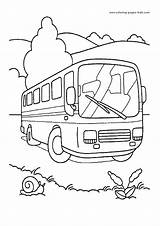 Coloring Bus Pages Transportation Kids School Color Sheets Trip Printable Field Books Colouring Cars Riding Sheet Found Choose Board sketch template