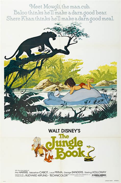 Image The Jungle Book 1967 Poster 01  Disney Wiki Fandom