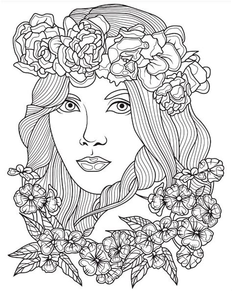 adult coloring pages  beautiful tripafethna