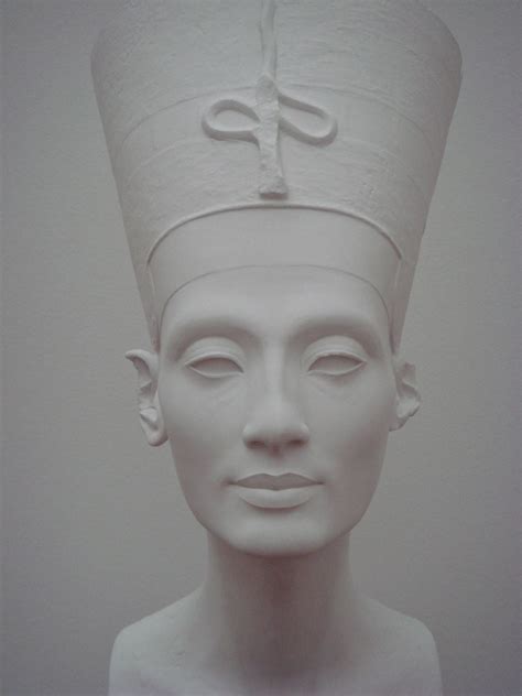 A Copy Of The Famous Bust Of Queen Nefertiti Found In The Hamburger