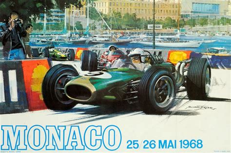 monaco grand prix 2013 classic f1 race posters from 1930 to 2013