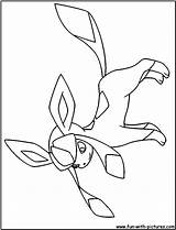 Glaceon Coloring Pages Pokemon Printable Fun Drawing Getcolorings Draw Emerging Getdrawings Print Template sketch template