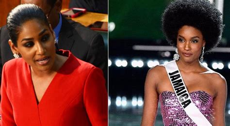 “you Are My Miss Universe” Lisa Hanna To Davina Bennett