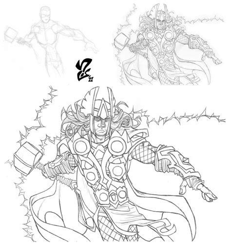 norse gods  colouring pages