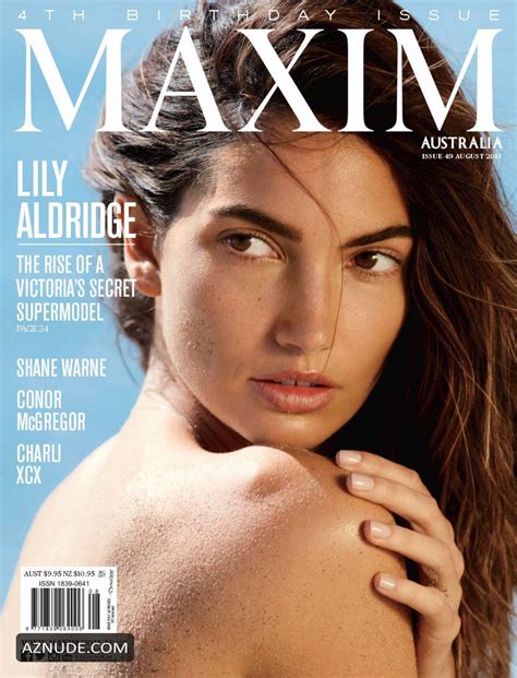 Lily Aldridge Topless In Maxim Australia Aznude