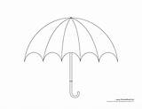 Umbrella Template Diagram Kids Shape Clipart Templates Clip Trace Drawing Printable Blank Printables Line Paper Decorations Stencil Library Cliparts Board sketch template
