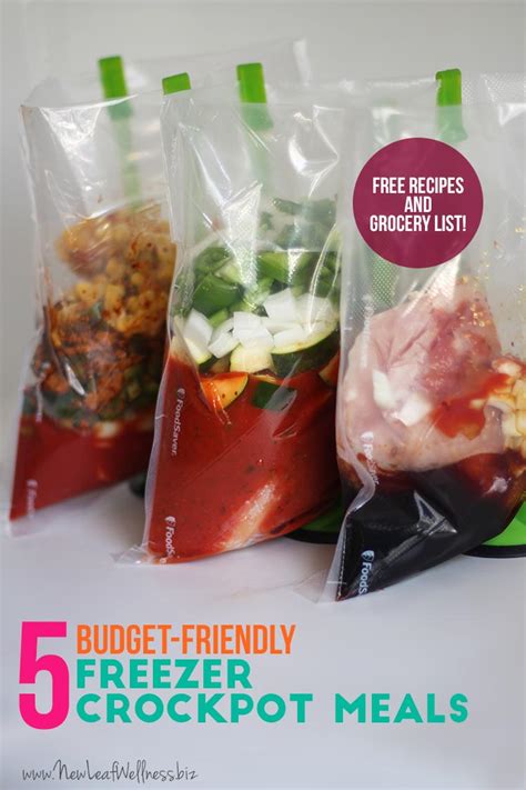 5 Budget Friendly Freezer Crockpot Meals Money Saving Mom® Money