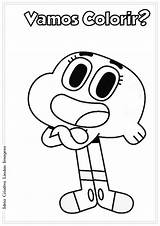 Gumball Incrivel Colorindo Coloringcity sketch template