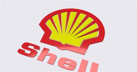 shell logo  toxicmaxi   stl model printablescom