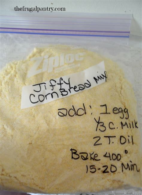 Make Your Own Jiffy Cornbread Mix Jiffy Cornbread Mix