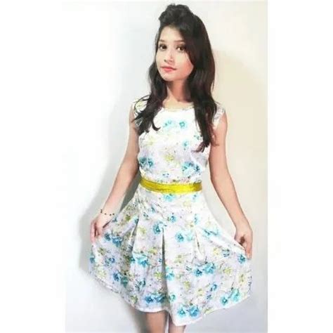 women ladies girls printed satin one piece dress at rs 250 piece one
