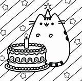Coloring Pages Pusheen Cat Nyan Colouring Minecraft Fresh Cute Entitlementtrap sketch template