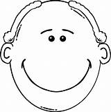 Face Outline Man Clipart Cartoon Father Smiling Clip Vector Balding Cliparts Vectors People Premium Attribution Forget Link Don Children Prev sketch template
