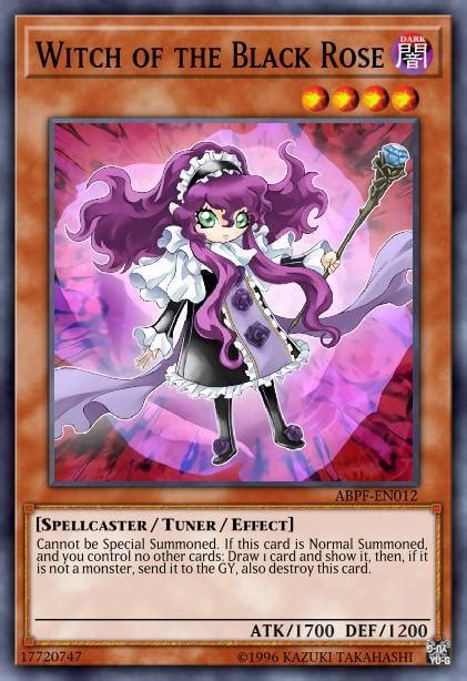 Witch Of The Black Rose Card Information Yu Gi Oh