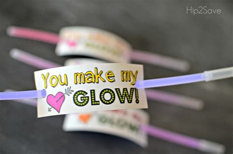 glow stick pencil valentine ideas  printables