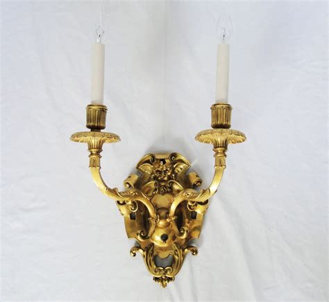 ef caldwell extra large vintage wall sconce grand light