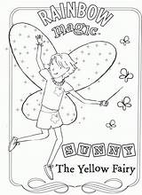 Coloring Magic Rainbow Pages Fairy Kids Cartoons Popular Coloringtop sketch template