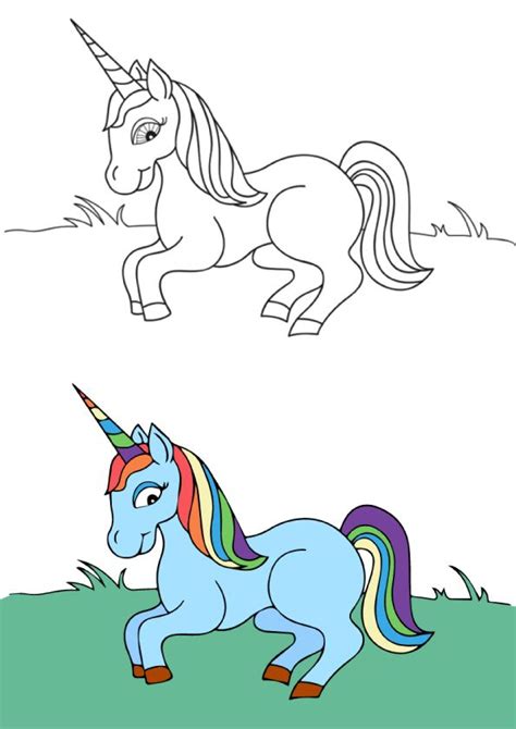 print coloring image momjunction coloring pages unicorn coloring