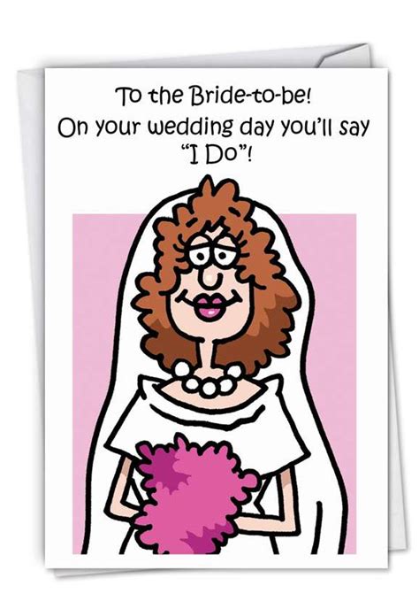 bride to be cartoons bachelorette greeting card d t walsh