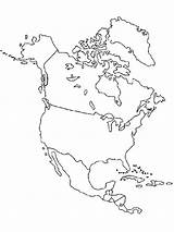 America North Map Coloring Pages Printable South Blank Outline Drawing Color American Continent Print Continents Kindergarten Getcolorings Usa Getdrawings Pdf sketch template