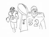 Bowl Super Coloring Pages Trophy Getcolorings Lineart sketch template