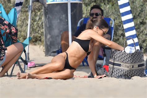 camila coelho beautiful ass in thong bikini on the beach
