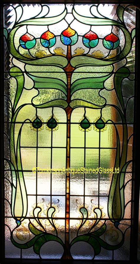 Art Nouveau Stained Glass Windows Tomkinson Stained Glass Stained