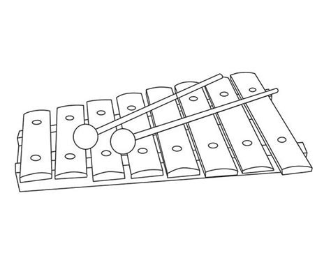 xylophone   musical instruments coloring pages bulk color