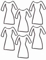 Coloring Pages Dress Clothes Fashion Dresses Clipartmag Clothing Popular sketch template