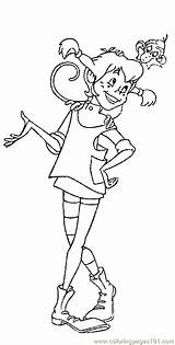 Pippi Longstocking Calzelunghe sketch template