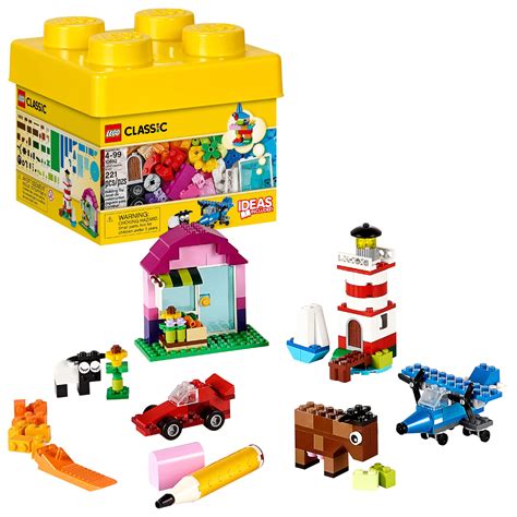 lego classic small creative bricks  building kit  pieces