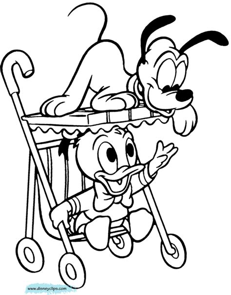 pin  emle emle  mickey baby disney coloring pages disney