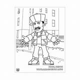 Coloring Book Hop Hip Books Magazines sketch template